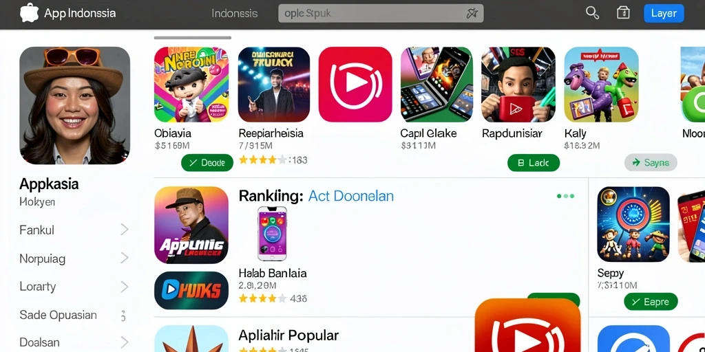 Tampilan awal aplikasi API77 yang menarik dan user-friendly.