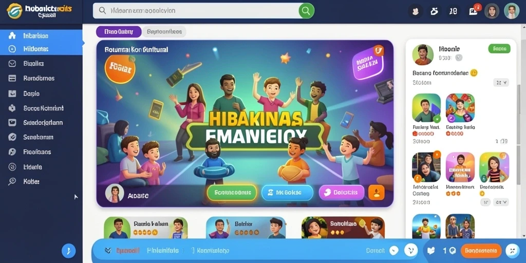 Tampilan antarmuka utama yang menarik dan mudah dinavigasi.
