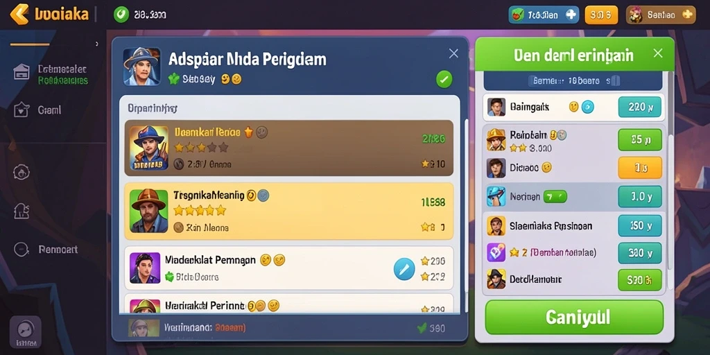 Tampilan antarmuka yang ramah pengguna.