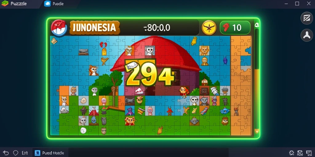 Tampilan utama yang mencerminkan petualangan epik.