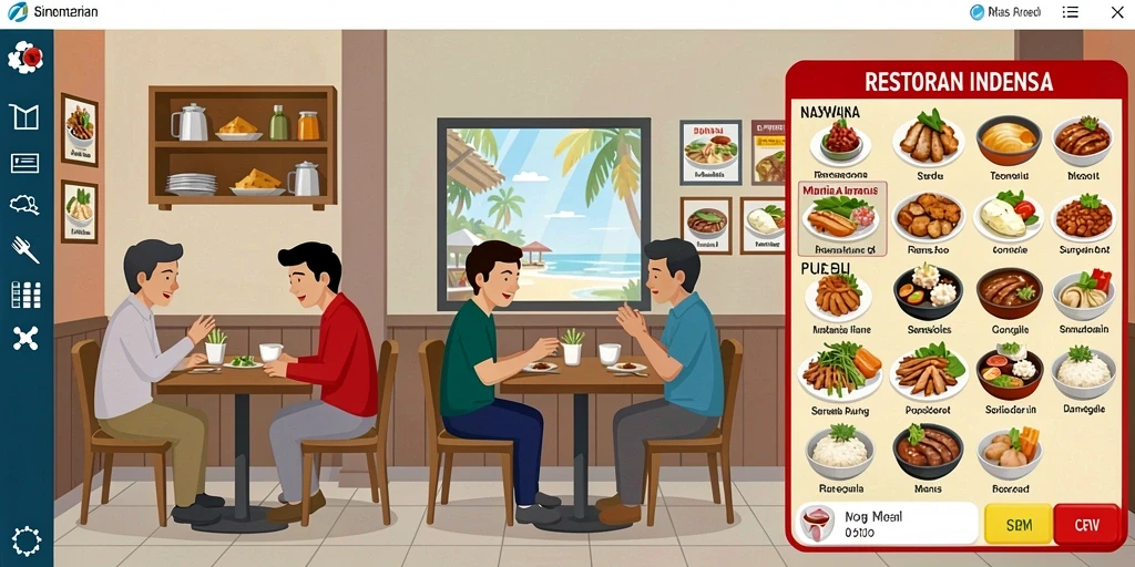 Screenshot menunjukkan karakter utama dalam aksi seru.