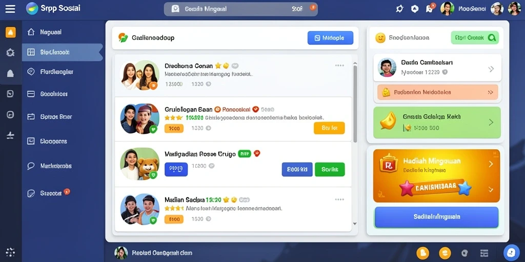 Tampilan antarmuka yang menarik dan intuitif.
