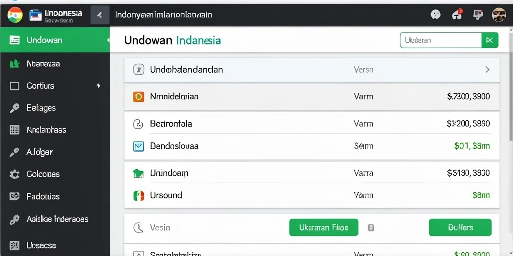 Tampilan antarmuka yang ramah dan menarik.