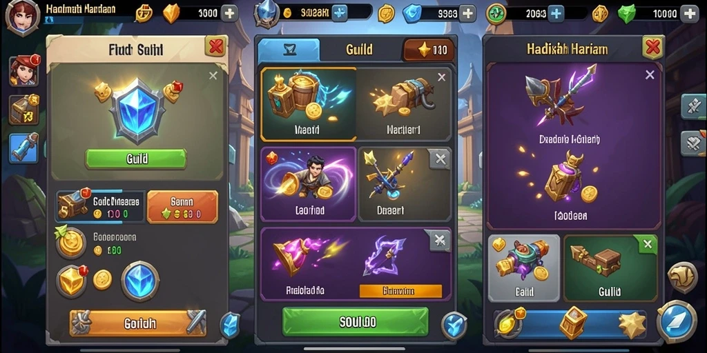 Tampilan menarik saat memilih permainan slot.