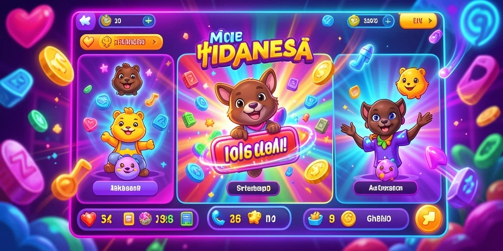 Tampilan menu utama yang sederhana dan intuitif.