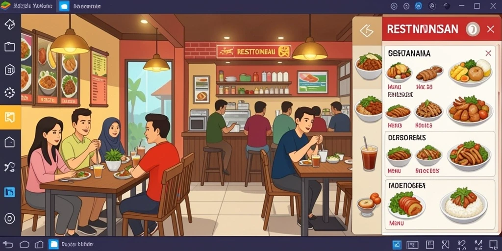Tampilan grafis yang menarik dan detail.