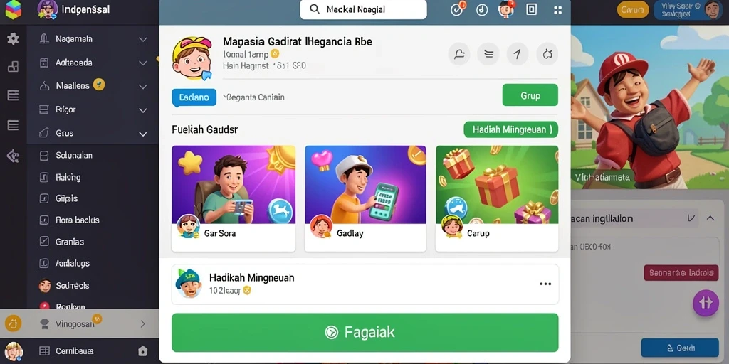 Tampilan antarmuka yang menarik dan mudah digunakan.