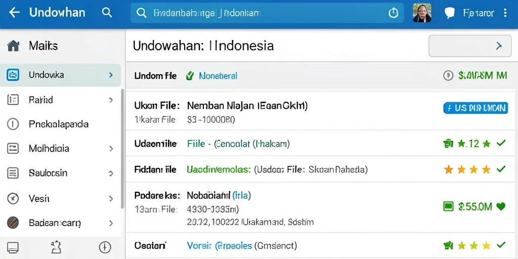 Antarmuka UDINTOGEL yang user-friendly.