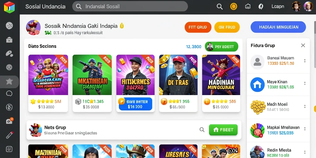 Antarmuka pengguna yang intuitif dan menarik.