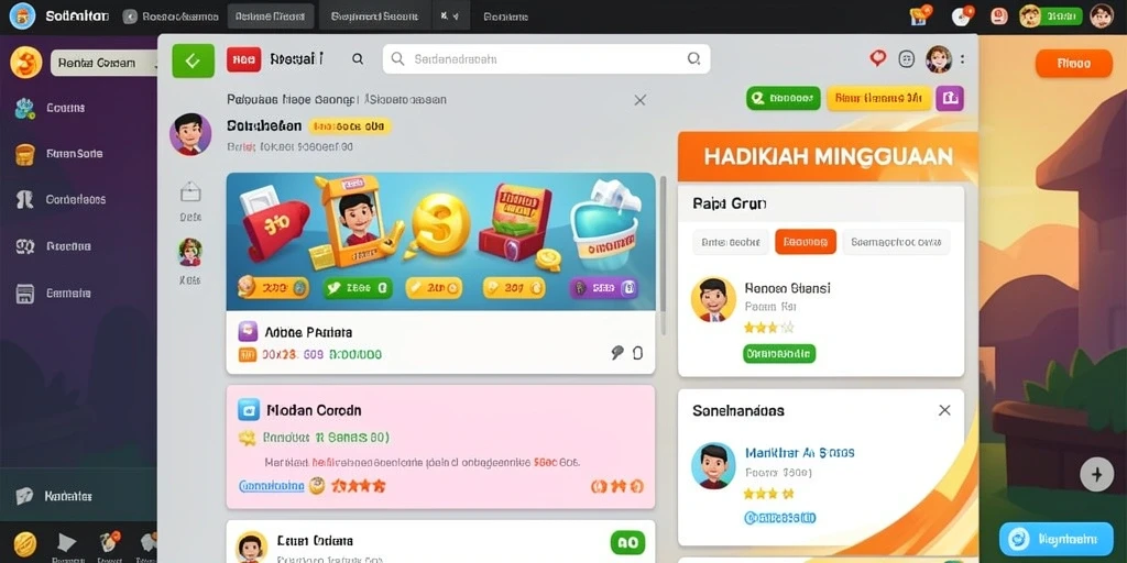 Tampilan antarmuka yang user-friendly dan menarik.