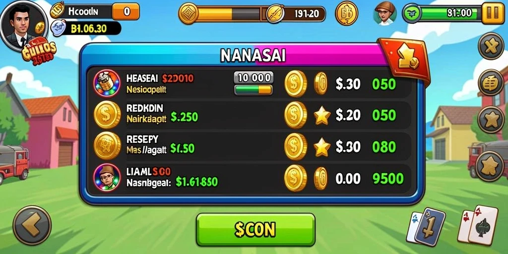 Tampilan antarmuka game ZOFAZA yang menarik.